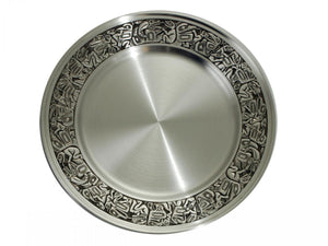 Native Panel Pewter Plate