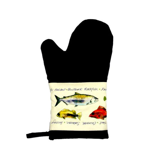 Fish Cotton Oven Mitt