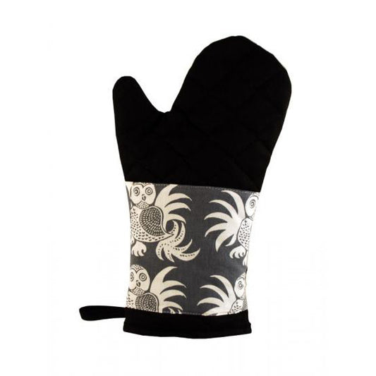 Owl Oven Mitt (Grey)