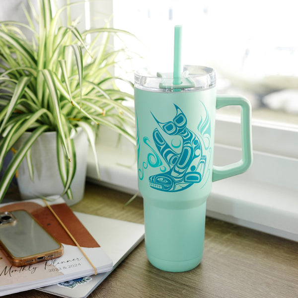 Whale 40oz Insulated Tumbler by Paul Windsor