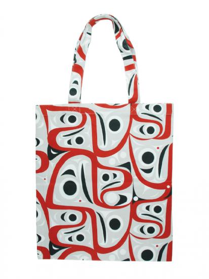 Jim Charlie Salmon Cotton Shopping Bag