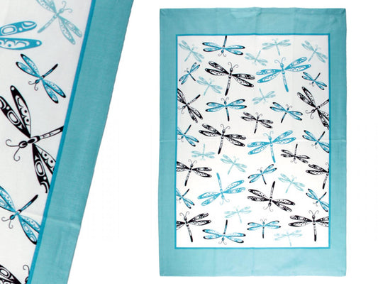 Connie Dickens Dragonfly Tea towel