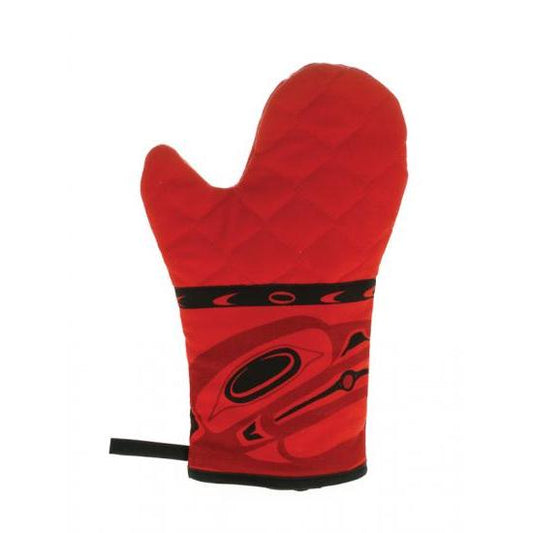 Jim Charlie Raven Oven Mitt Red
