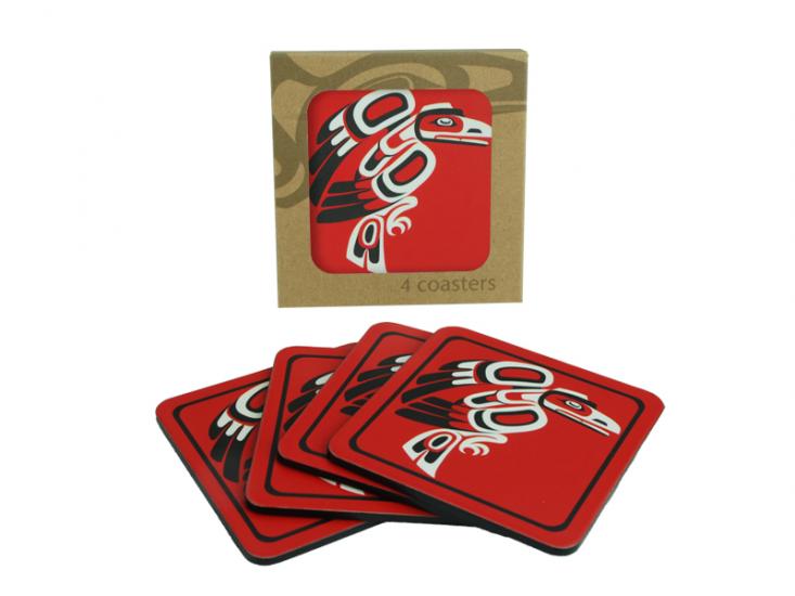 Laminate Coasters – Set of 4 (Raven, Karen Francis)