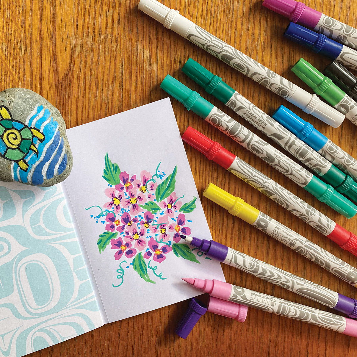 Acrylic Felt Markers – Formline by  Paul Windsor