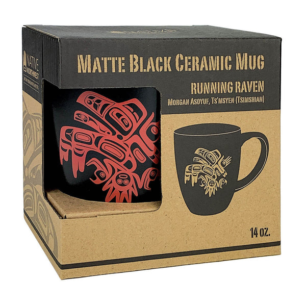 Black Matte Mug – Raven