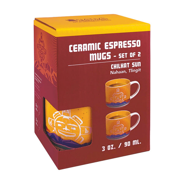 Ceramic Espresso Mugs (Set of 2) – Chilkat Sun