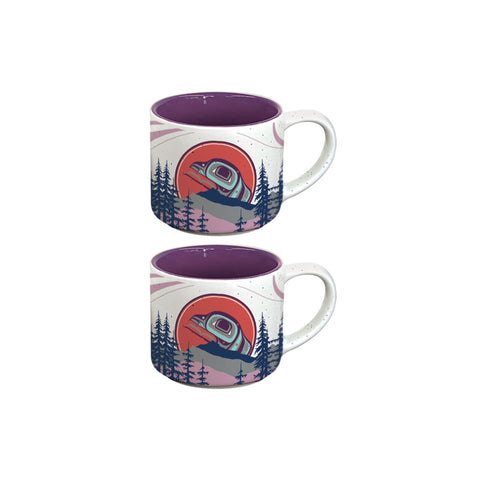 Ceramic Espresso Mugs (Set of 2) - The Light Keeper