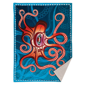 Premium Fleece Throw Blanket - Octopus