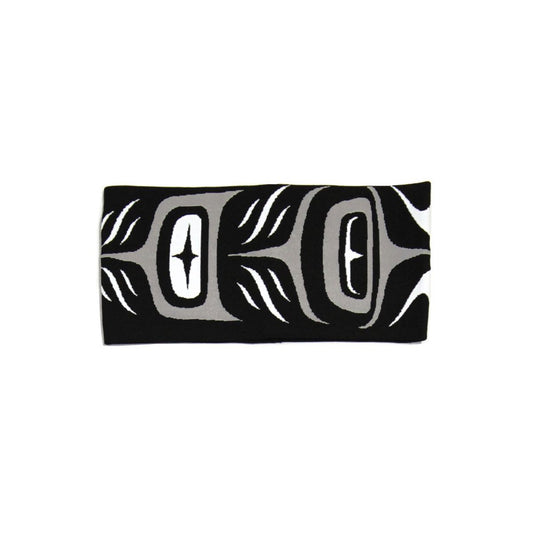 Feather Headband – Indigenous Art by Simone Diamond, Black