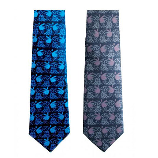 Hummingbird Silk Tie by Bill Helin