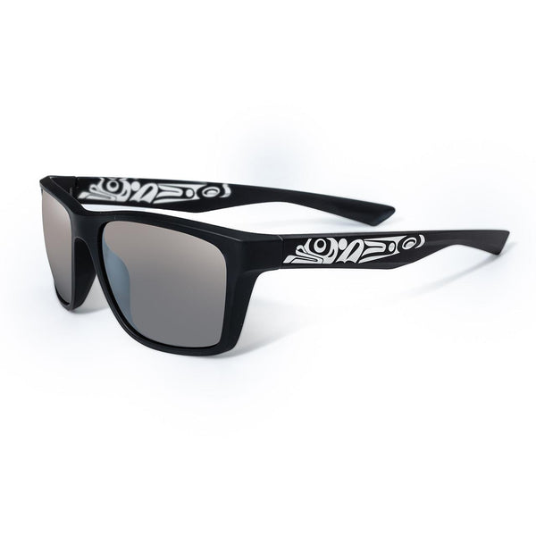 Jeremy Unisex Sunglasses Frog (Blue or Brown-Silver)