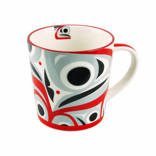 Ceramic Indigenous Art Mug (Salmon, Jim Charlie)