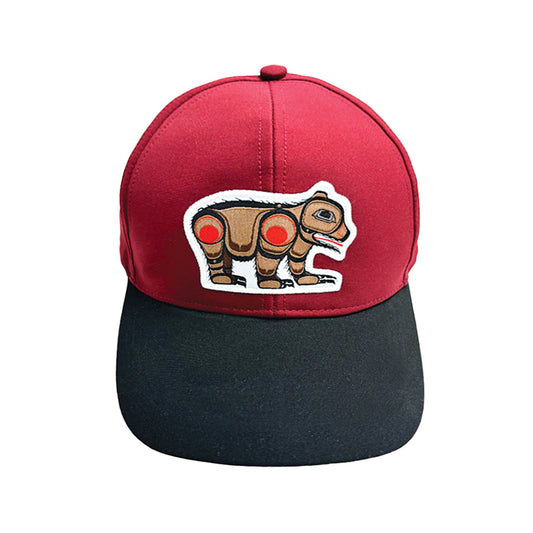 Water-Repellent Bear Art Baseball Cap