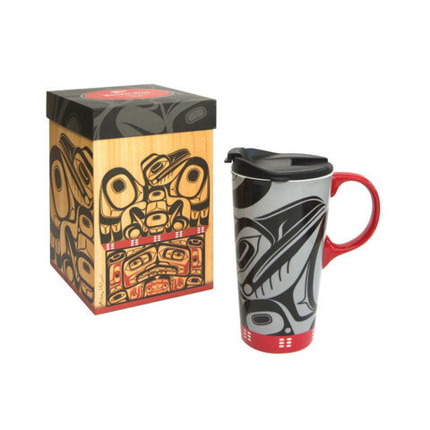 Indigenous Art Travel Mug – Raven Box