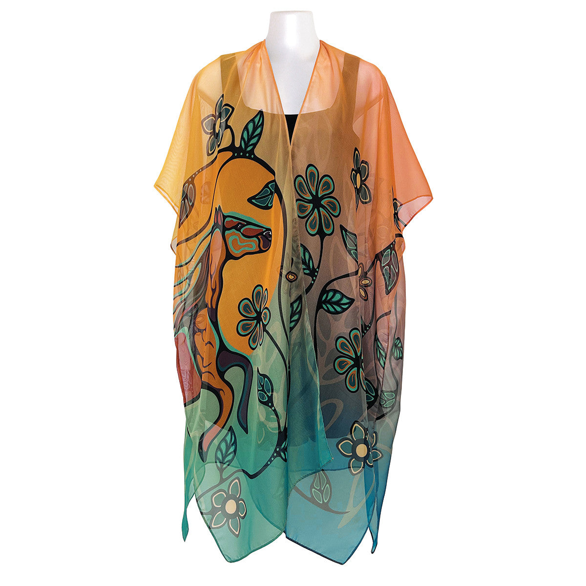 Cover-Up Kimono - Horse (Bebezhigooganzhii)