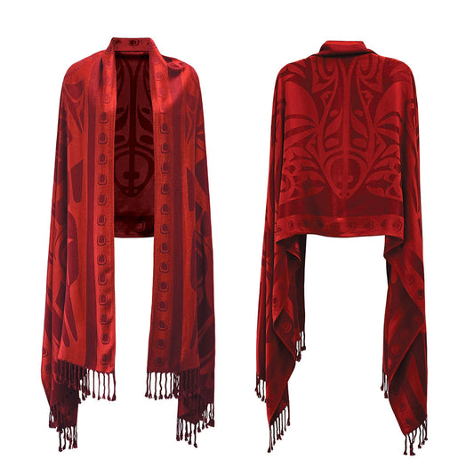 “Eagle” Indigenous Art Shawl by Paul Windsor