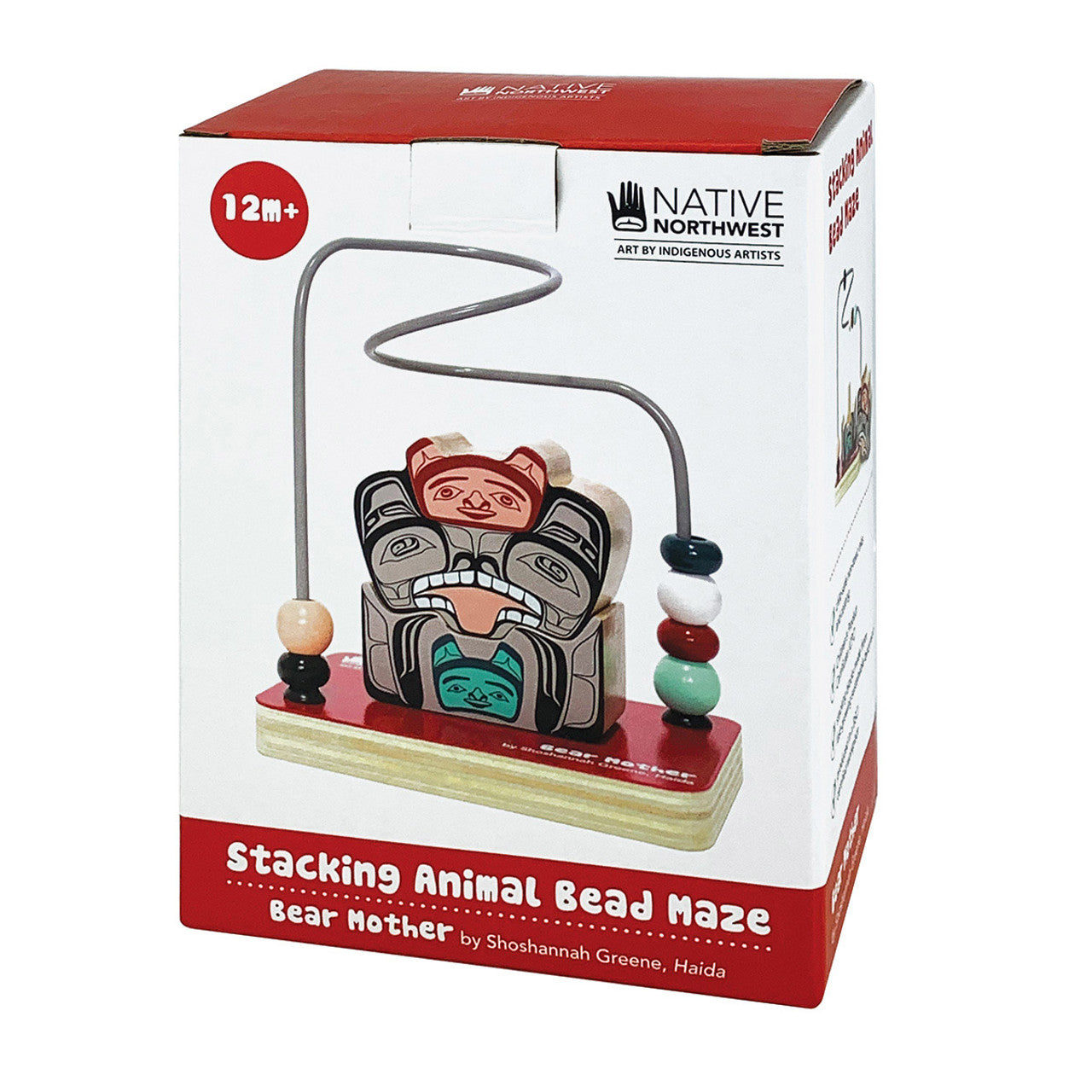 Stacking Animal Bead Maze – Bear Mother by Shoshannah Greene