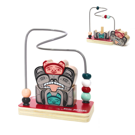 Stacking Animal Bead Maze – Bear Mother by Shoshannah Greene