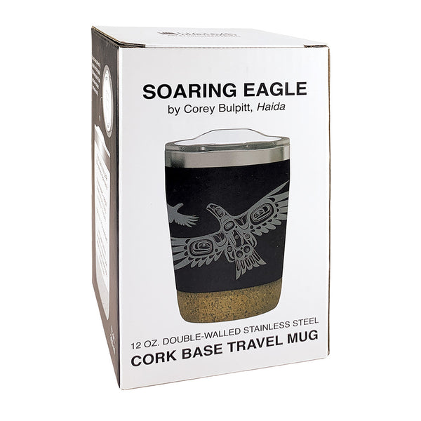 Eagle – 12oz Cork Base Mug by Corey Bulpitt