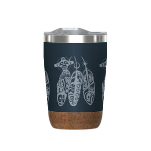 Feather & Salmon 12oz Cork Base Mug by Paul Windsor