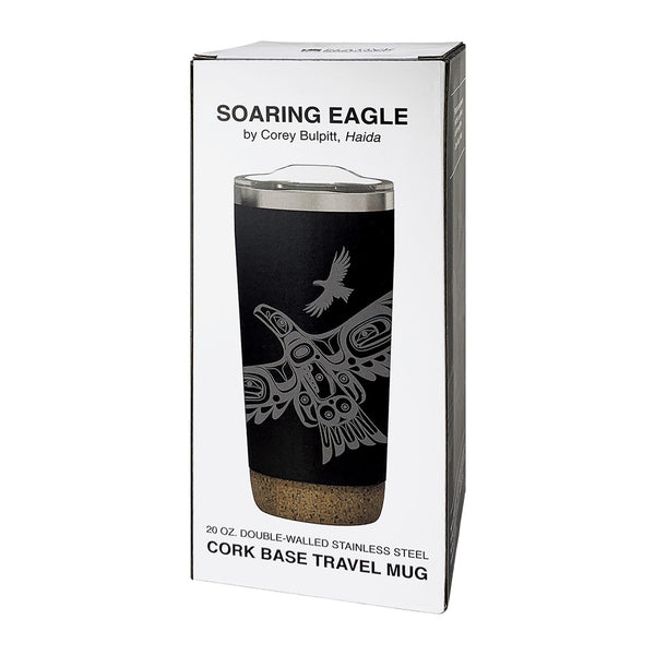 Eagle – 20oz Cork Base Mug by Corey Bulpitt