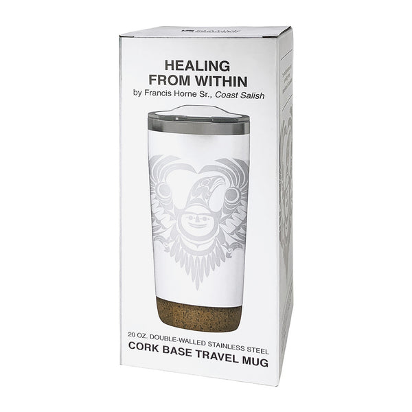 Healing from Within – 20oz Cork Base Mug by Francis Horne Sr.