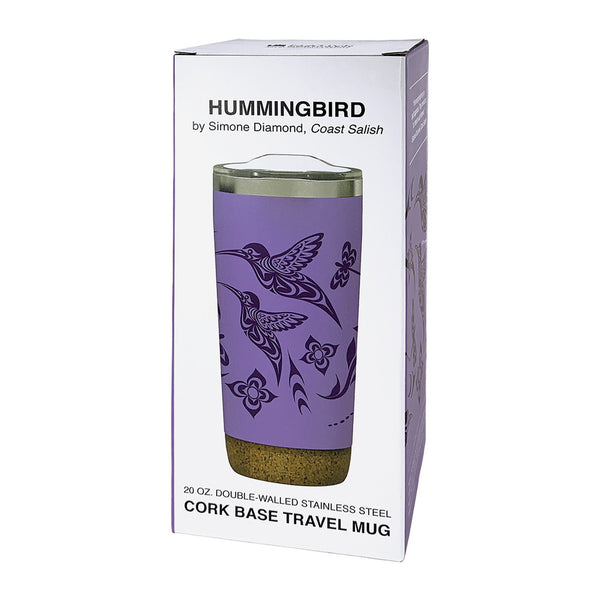 Hummingbird – 20oz Cork Base Mug by Simone Diamond