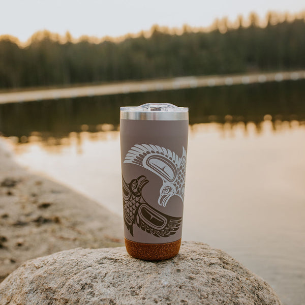 Raven – 20oz Cork Base Mug by Paul Windsor