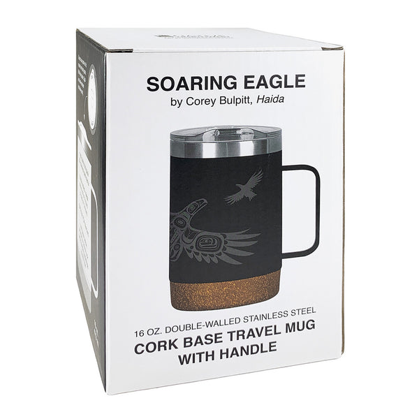 Eagle – 16oz Cork Base Mug by Corey Bulpitt