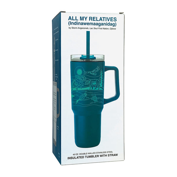 Land & Spirit 40oz Insulated Tumbler by Storm Angeconeb