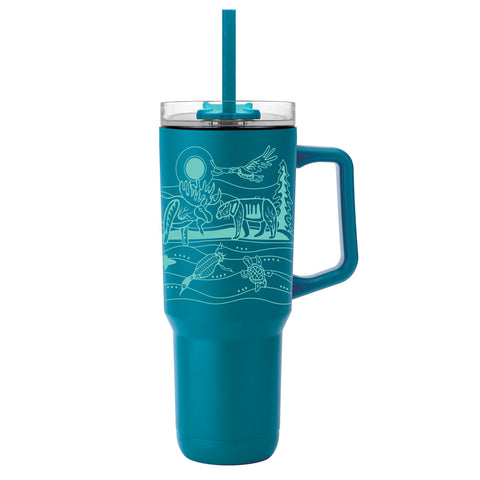 Land & Spirit 40oz Insulated Tumbler by Storm Angeconeb