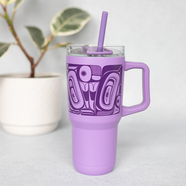 Butterfly 32oz Insulated Tumbler by Morgan Asoyuf