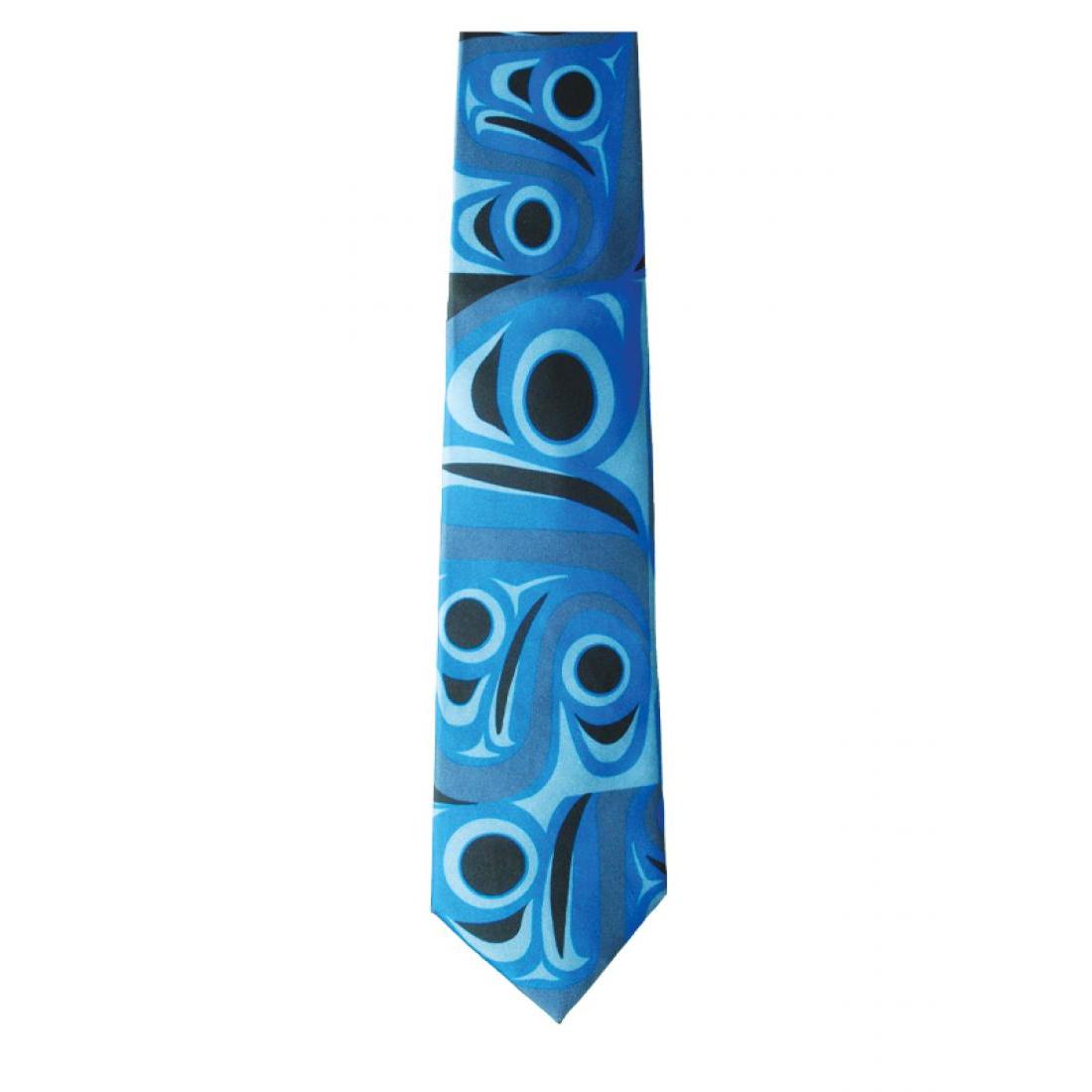 Jim Charlie Salmon Silk Tie