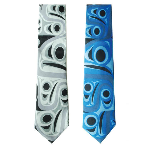Jim Charlie Salmon Silk Tie