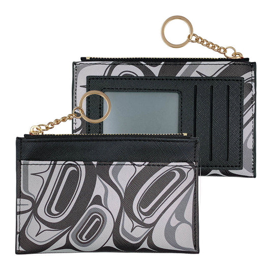 The Top Zip Indigenous Art Multi Wallet - Eagle