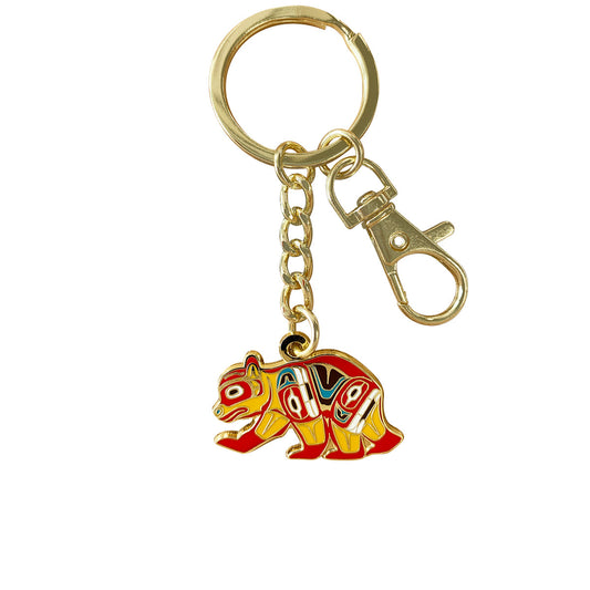 Bear Enamel Art Keychain - Ben Houstie