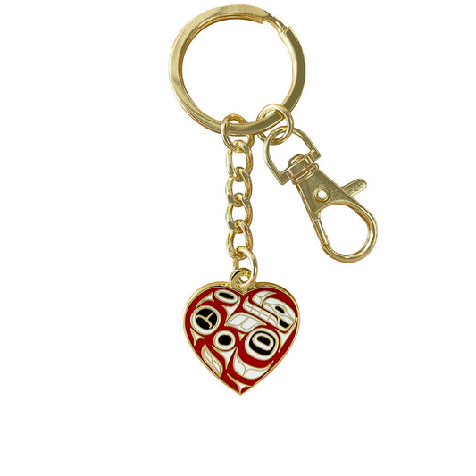 Heart Enamel Art Keychain - Ben Houstie