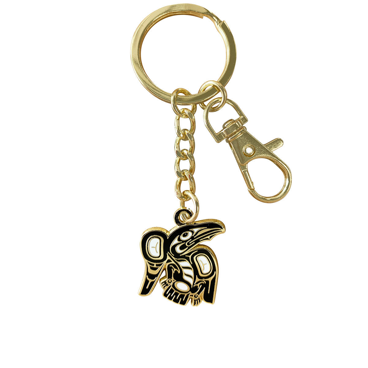 Raven Enamel Art Keychain - Francis Horne Sr.
