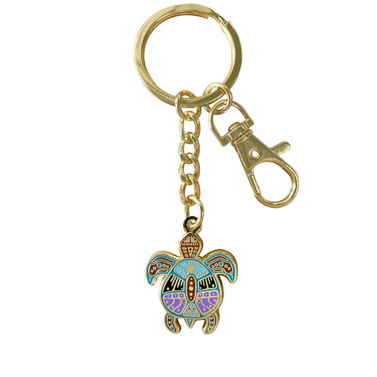 Turtle Enamel Art Keychain - Jason Adair