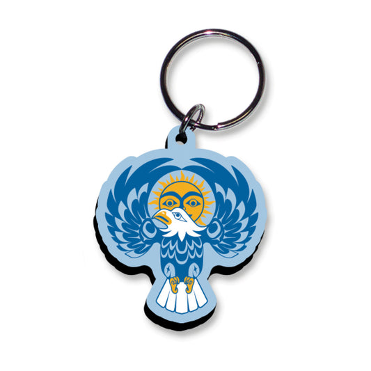 Eagle Sun Art Keychain - Simone Diamond