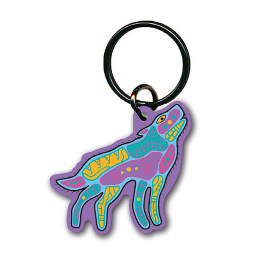Howling Wolf Art Keychain - Jason Adair