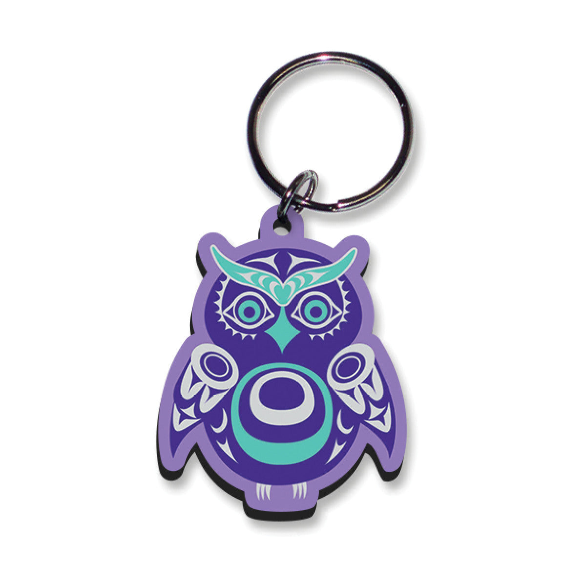 Owl Art Keychain - Simone Diamond