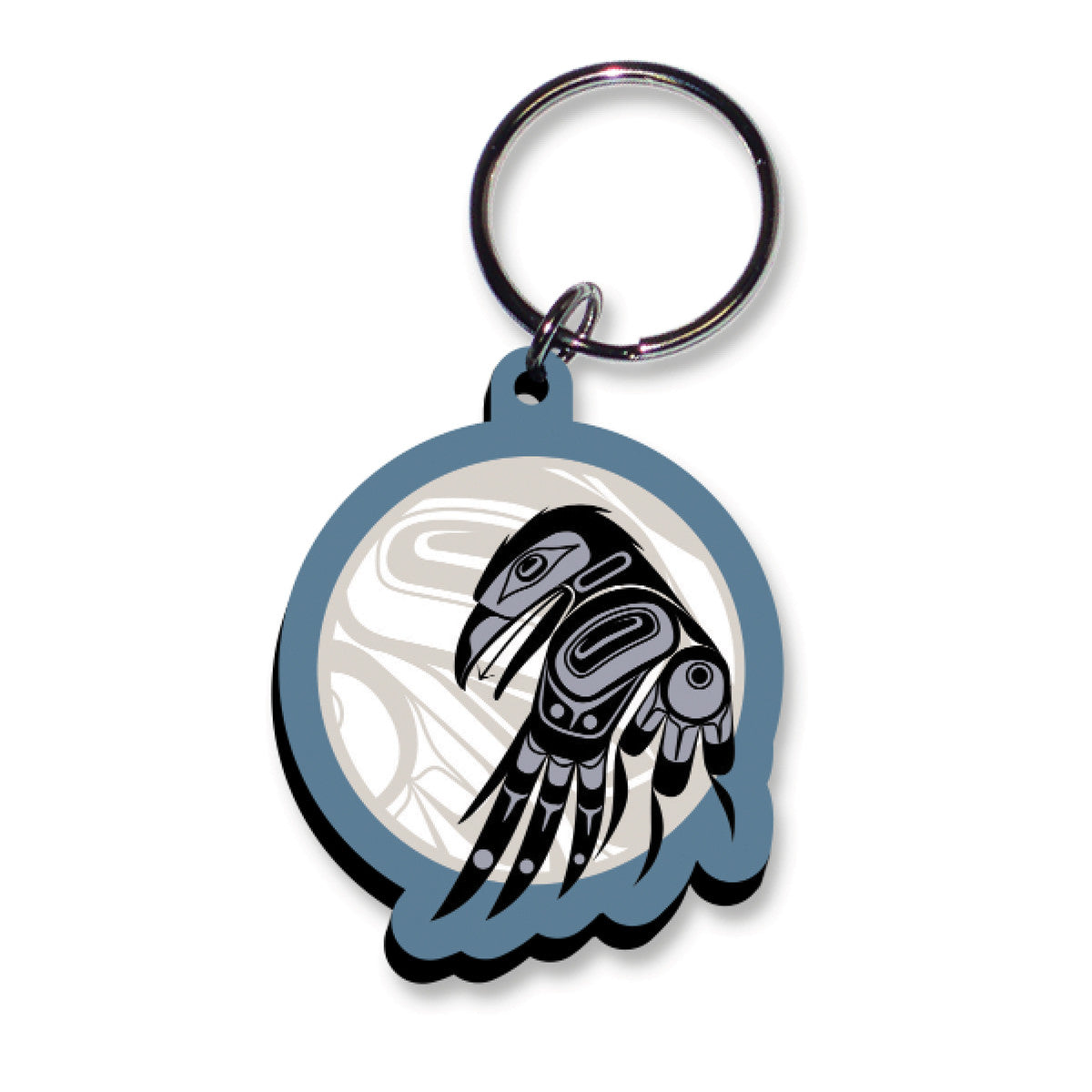 Raven Moon Art Keychain - Allan Weir