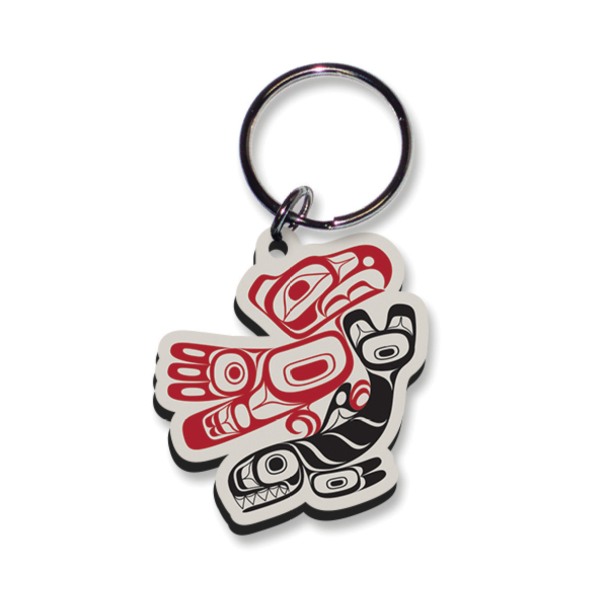 Thunderbird and Orca Art Keychain - Corey Bulpitt