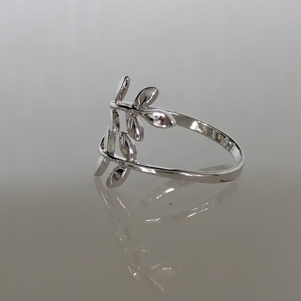 Elegant Leaf Wrap Rings