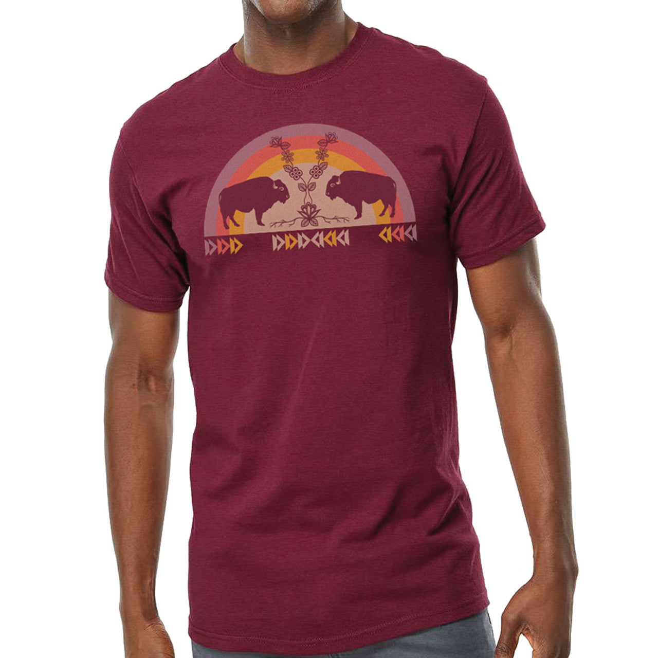 Buffaloes - Crewneck T-Shirt by by Storm Angeconeb