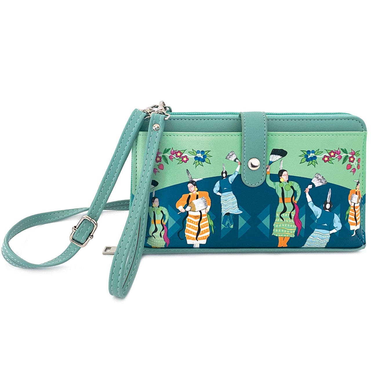 Jingle Dress Dancers Smartphone Crossbody Bag