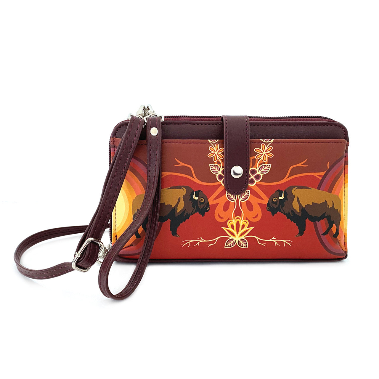 Buffaloes Smartphone Crossbody Bag by Storm Angeconeb