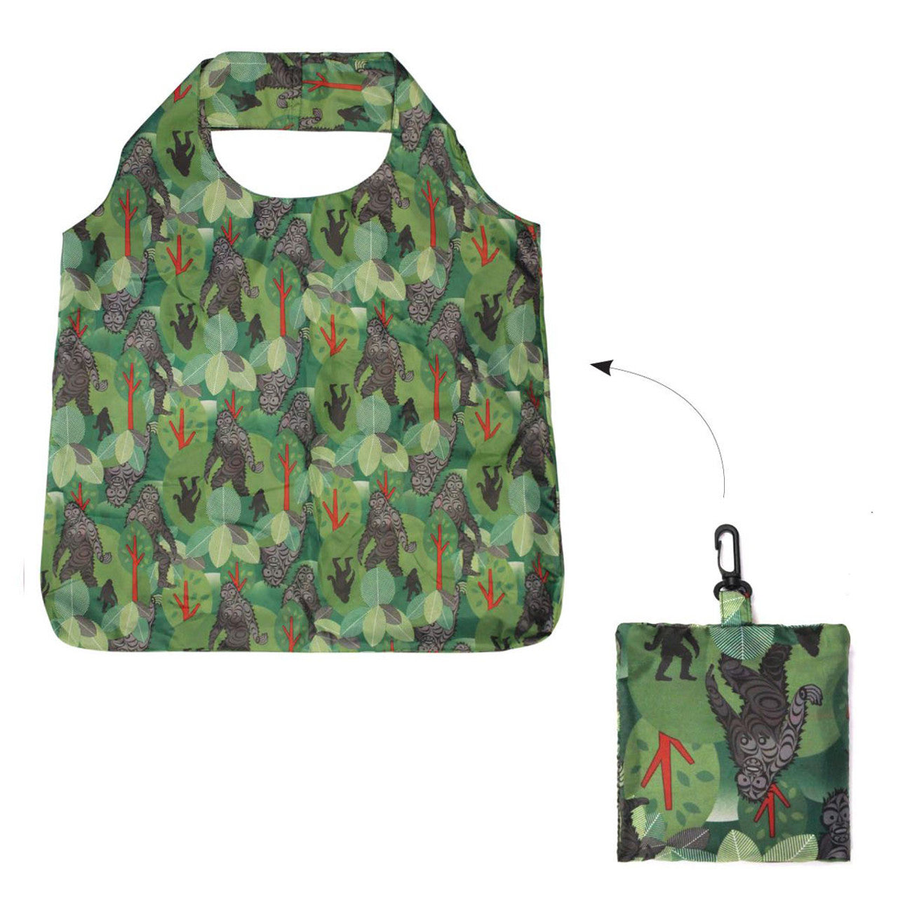 Foldable Shopping Bag – Sasquatch by Francis Horne Sr.
